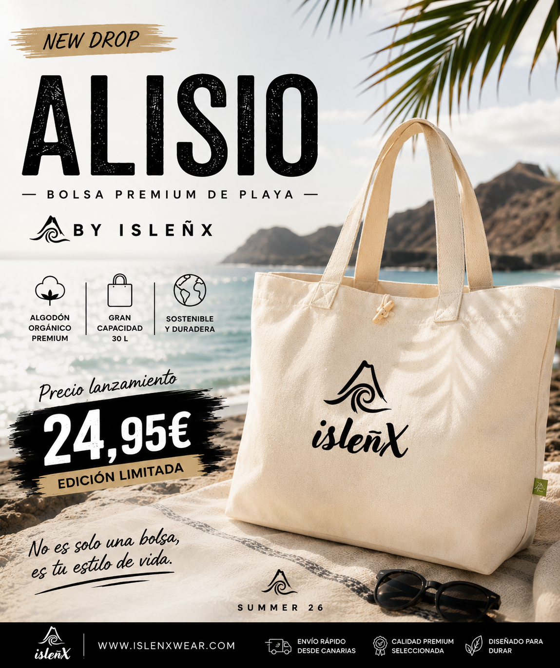 Alisio | Bolsa Premium de Playa
